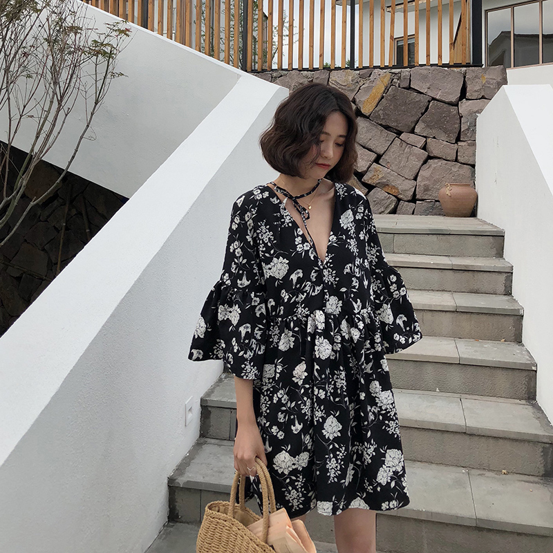 Bali Beach Vacation Beach Skir - Midi Skirt Floral recension och pris
