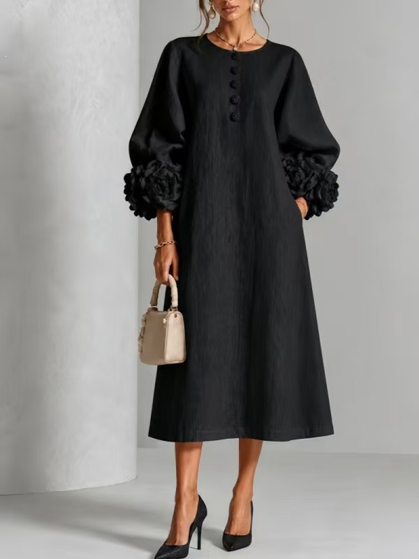 French Style 3D Floral Lantern - Midi Skirt Floral recension och pris